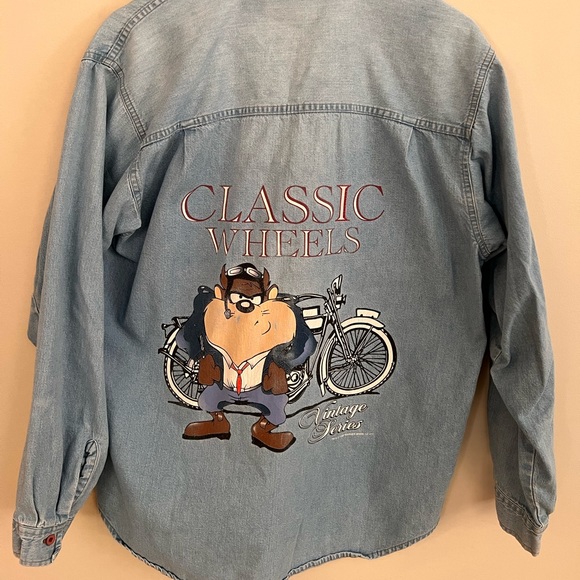 Vintage Looney Toons Denim Jacket - Picture 2 of 4